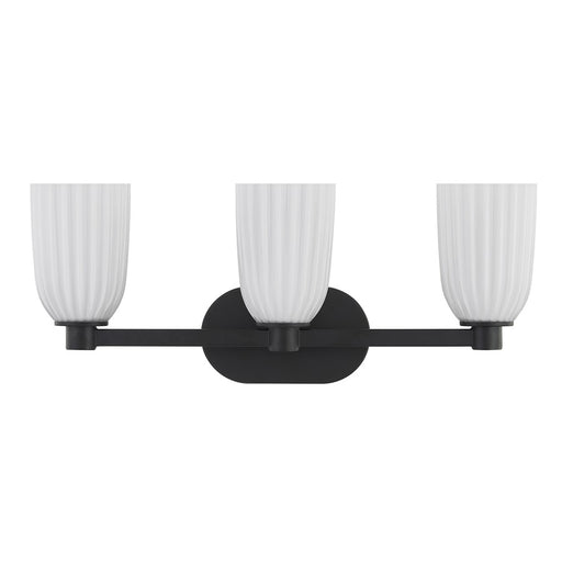 Savoy House Essentials Baldwin 3 Lt Bath Sconce, Matte Black