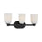 Savoy House Essentials Baldwin 3 Lt Bath Sconce, Matte Black