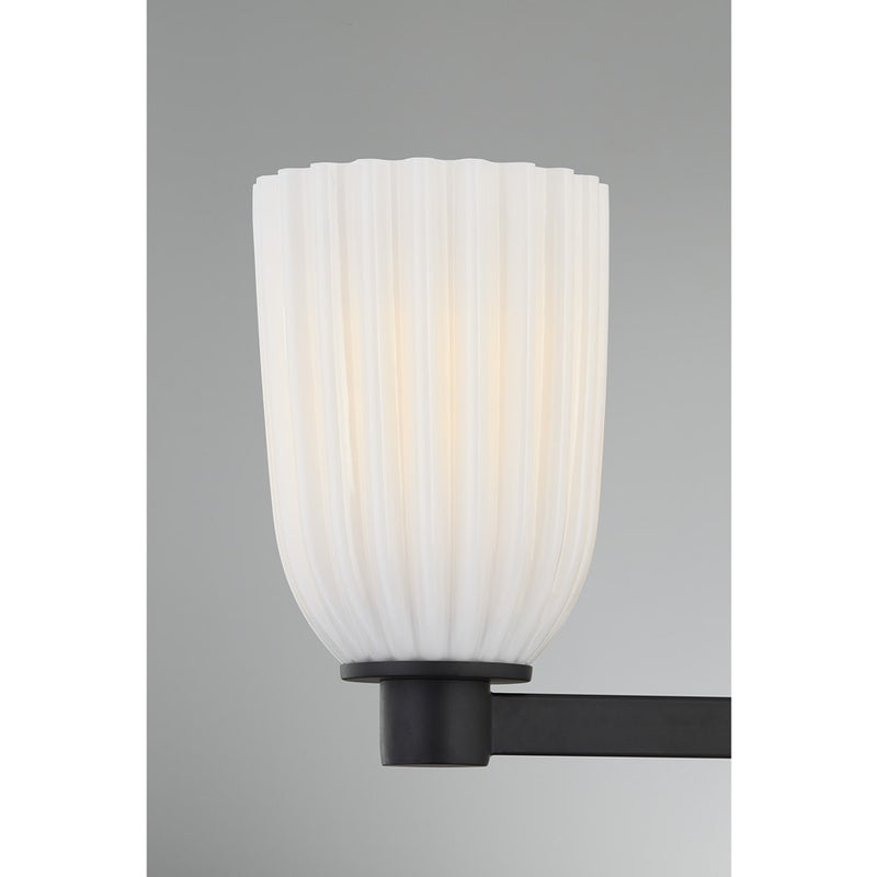 Savoy House Essentials Baldwin 3 Lt Bath Sconce, Matte Black