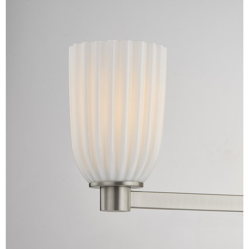 Savoy House Essentials Baldwin 3 Lt Bath Sconce, Satin Nickel