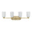Savoy House Essentials Baldwin 4 Lt Bath Sconce, Noble Brass