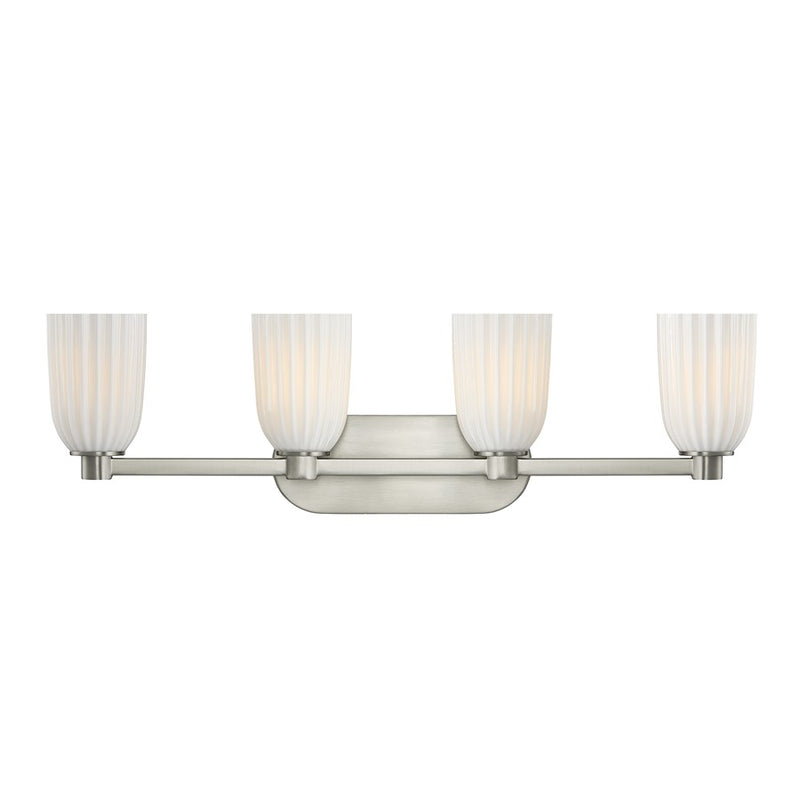 Savoy House Essentials Baldwin 4 Lt Bath Sconce, Satin Nickel