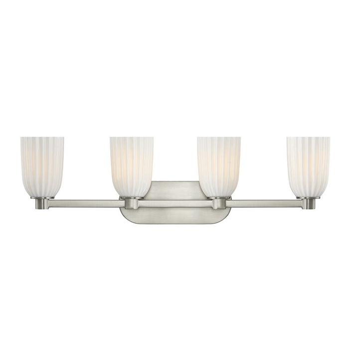 Savoy House Essentials Baldwin 4 Lt Bath Sconce, Satin Nickel - 8-1245-4-SN