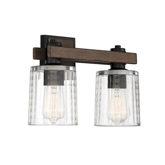 Savoy House Halifax 2-Light Bathroom Vanity Light, Durango