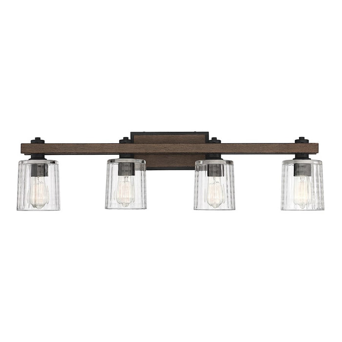 Savoy House Halifax 4-Light Bathroom Vanity Light, Durango