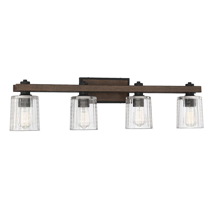 Savoy House Halifax 4-Light Bathroom Vanity Light, Durango