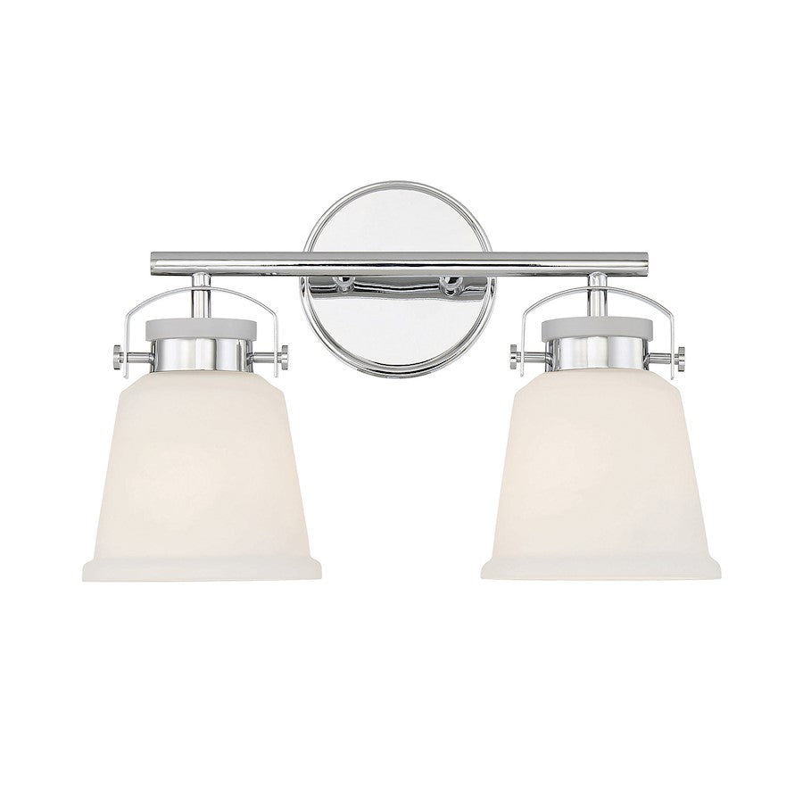 Savoy House Kaden 2-Light Bathroom Vanity Light, Polished Chrome - 8-1627-2-11