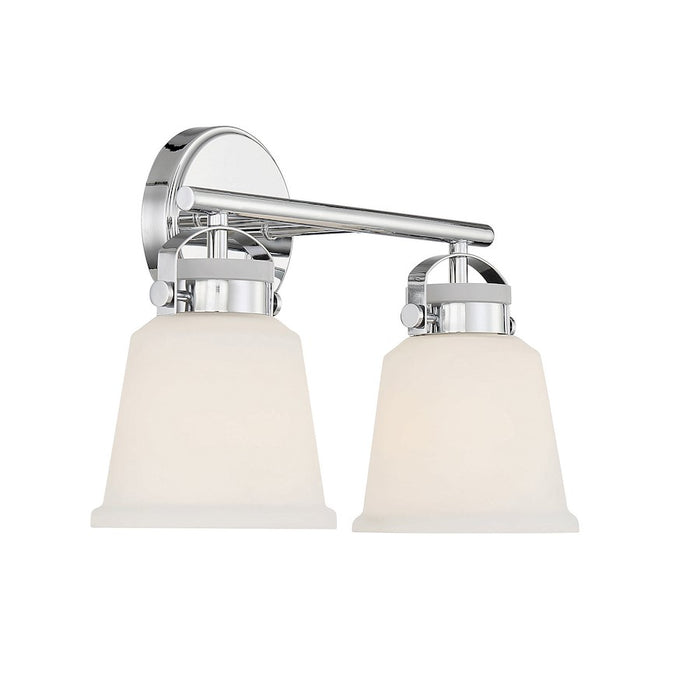 Savoy House Kaden 2-Light Bathroom Vanity Light, Polished Chrome