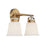 Savoy House Kaden 2-Light Bathroom Vanity Light, Warm Brass