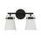 Savoy House Kaden 2-Light Bathroom Vanity Light, Matte Black