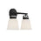 Savoy House Kaden 2-Light Bathroom Vanity Light, Matte Black