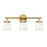 Savoy House Kaden 3-Light Bathroom Vanity Light, Warm Brass - 8-1627-3-322