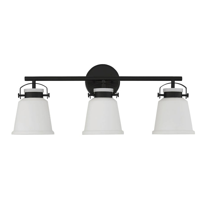 Savoy House Kaden 3-Light Bathroom Vanity Light, Matte Black