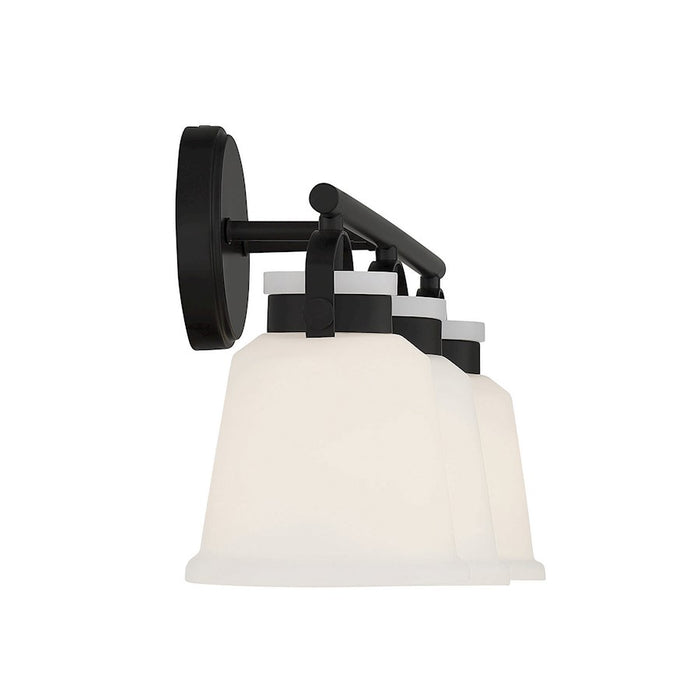 Savoy House Kaden 3-Light Bathroom Vanity Light, Matte Black