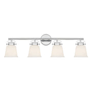 Savoy House Kaden 4-Light Bathroom Vanity Light, Polished Chrome - 8-1627-4-11
