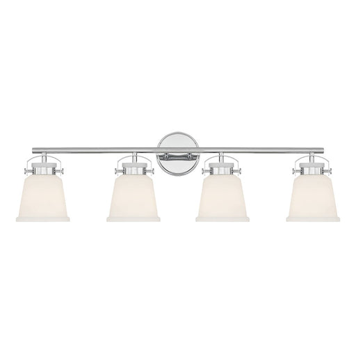 Savoy House Kaden 4-Light Bathroom Vanity Light, Polished Chrome - 8-1627-4-11