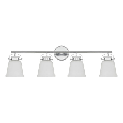 Savoy House Kaden 4-Light Bathroom Vanity Light, Polished Chrome