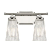 Savoy House Chantilly 2Lt Bathroom Vanity Light, Nickel - 8-1745-2-109