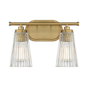 Savoy House Chantilly 2-Light Bathroom Vanity Light, Warm Brass - 8-1745-2-322