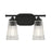 Savoy House Chantilly 2-Light Bathroom Vanity Light, Matte Black - 8-1745-2-BK