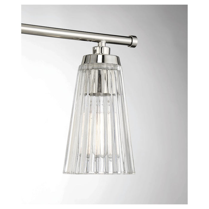 Savoy House Chantilly 3Lt Bathroom Vanity Light, Nickel