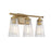 Savoy House Chantilly 3-Light Bathroom Vanity Light, Warm Brass