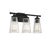 Savoy House Chantilly 3-Light Bathroom Vanity Light, Matte Black