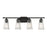 Savoy House Chantilly 4-Light Bathroom Vanity Light, Matte Black - 8-1745-4-BK