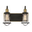 Savoy House Lansing 2Lt Bathroom Vanity Light, Bronze/Brass - 8-1780-2-79