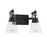 Savoy House Lakewood 2-Light Bathroom Vanity Light, Matte Black