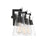 Savoy House Lakewood 3-Light Bathroom Vanity Light, Matte Black