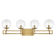 Savoy House Crosby 4-Light Bathroom Vanity Light, Warm Brass - 8-1860-4-322