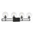 Savoy House Crosby 4-Light Bathroom Vanity Light, Matte Black