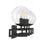 Savoy House Crosby 4-Light Bathroom Vanity Light, Matte Black