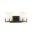 Savoy House Eaton 2Lt Bathroom Vanity Light, Black/Brass - 8-1977-2-143