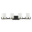 Savoy House Eaton 4Lt Bathroom Vanity Light, Black/Brass