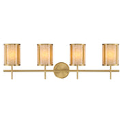 Savoy House Camden 4-Light Bathroom Vanity Light, Warm Brass - 8-2055-4-322
