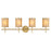 Savoy House Camden 4-Light Bathroom Vanity Light, Warm Brass - 8-2055-4-322