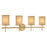 Savoy House Camden 4-Light Bathroom Vanity Light, Warm Brass