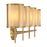 Savoy House Camden 4-Light Bathroom Vanity Light, Warm Brass