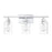 Savoy House Lambert 3-Light Bathroom Vanity Light, Polished Chrome