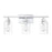 Savoy House Lambert Bath Bar, Polished Chrome