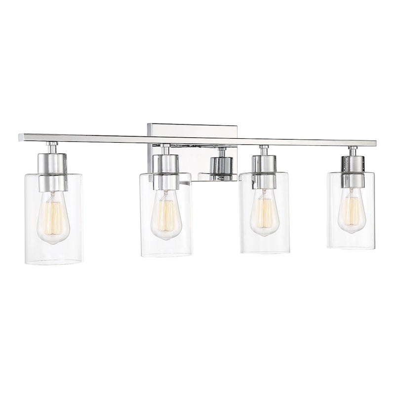 Savoy House Lambert Bath Bar, Polished Chrome