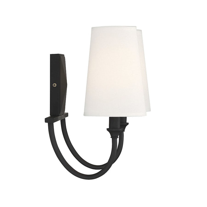 Savoy House Cameron 2-Light Bathroom Vanity Light, Matte Black