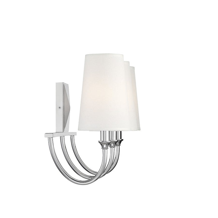 Savoy House Cameron 3Lt Bathroom Vanity Light, Nickel