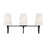 Savoy House Cameron 3-Light Bathroom Vanity Light, Matte Black - 8-2542-3-89