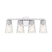 Savoy House Gordon 4-Light Bathroom Vanity Light, Chrome - 8-2603-4-CH