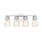 Savoy House Gordon 4-Light Bathroom Vanity Light, Chrome - 8-2603-4-CH