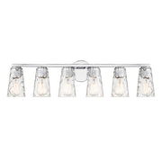 Savoy House Gordon 6-Light Bathroom Vanity Light, Chrome - 8-2603-6-CH
