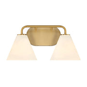 Savoy House Blair 2-Light Bathroom Vanity Light, Warm Brass - 8-2988-2-322